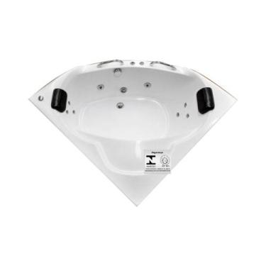 Imagem de Banheira de Hidro de Canto Monte Verde 2 Lugares Tamanho: 1,40 X 1,40 