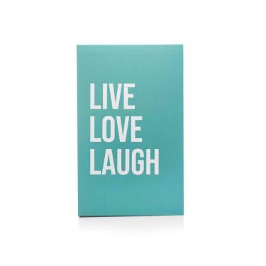Imagem de Caixa Livro Verde "Live Love Laugh Verde" 27X17X5Cm