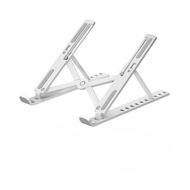 Imagem de Suporte Base Ergonômica de Alumínio Metálico para Notebook, Tablet e Dobrável
