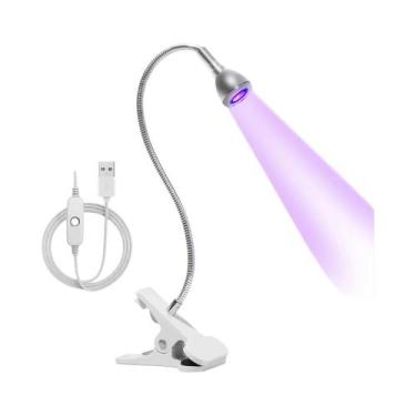 Imagem de Lâmpada De Cura De Cola De Telefone LED UV 3W USB Portátil Flexível 36