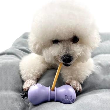 Imagem de BoniVet Suporte de bastão para cães atualizado 2023, suporte para mastigar, dispositivo de segurança para evitar asfixia, pequeno..