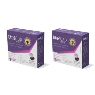 Imagem de Kit Com 2 Liteecap Hair Com 30 Cápsulas Gelatinosas