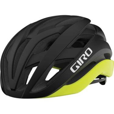 Imagem de Giro Capacete de bicicleta de estrada Cielo MIPS adulto unissex - preto fosco/amarelo claro, médio