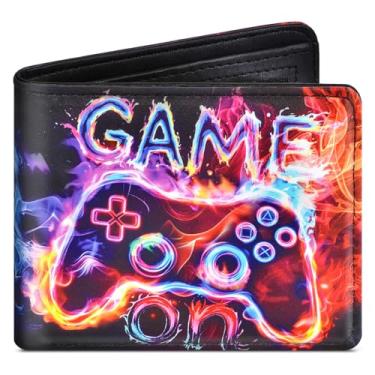 Imagem de Carteira infantil legal para meninos adolescentes de 8 a 16 anos de idade bolsa engraçada de couro dobrável com bloqueio de RFID, bolso para moedas, janela de identidade, presente de aniversário e