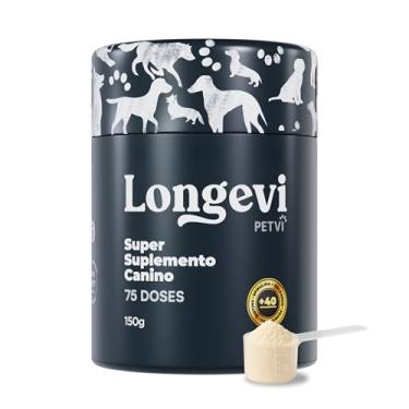 Imagem de Longevi Suplemento Canino em Pó | Fórmula Completa para Imunidade, Pelos e Energia | 150g | Desenvolvido por Veterinários – PETVI