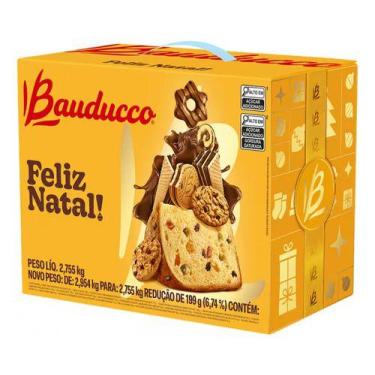 Imagem de Cesta De Natal Grande Bauducco 2,9kg - Original Com Nf