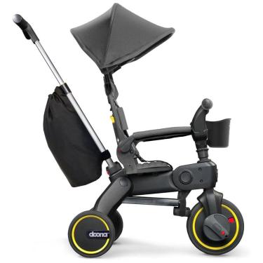 Imagem de Triciclo Infantil para Passeio Doona , Idade Recomendada 10 Meses a 3 Anos, Cinza