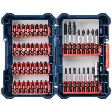 Imagem de Conjunto de Aparafusamento 48 peças e Estojo, BOSCH SDMS48, Verde Limão