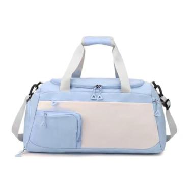 Imagem de Bolsa Mala De Viagem Academia Multifuncional De Grande Capacidade(azul)