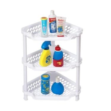 Imagem de Cantoneira Prateleira Organizador Porta Shampoo Banheiro, Porta Shampoo Sabonete Condicionadores e etc(3)