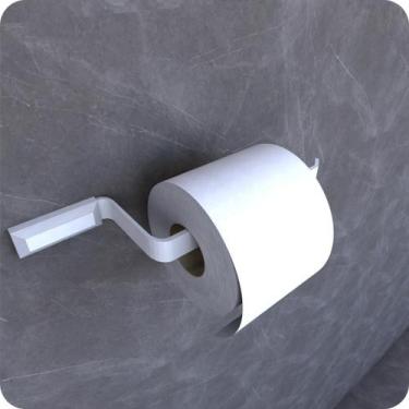 Imagem de Porta Papel Higiênico De Parede Branco Empire - Metalcromo