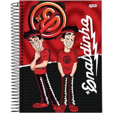 Imagem de Caderno Universitário Capa Dura 01x1 Jandaia Enaldinho 80 Folhas