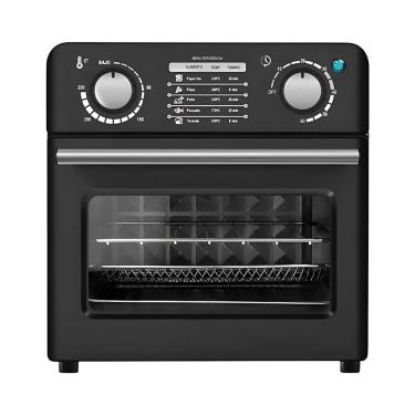 Imagem de Forno Elétrico Fritadeira Assar Fritar 10 Litros Preto Voltagem:220V