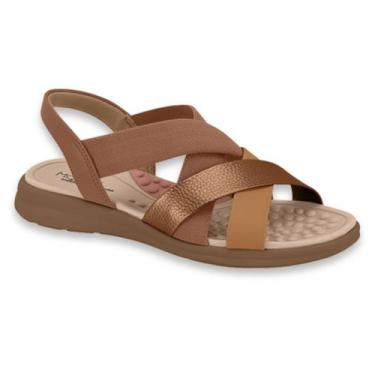 Imagem de Sandalia Feminina Modare Ortopedica Esporão Fascite Plantar Elastico T