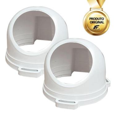 Imagem de Kit 2 Grades Protetora Antifurto Câmera Dome Acoplamento Profissional 