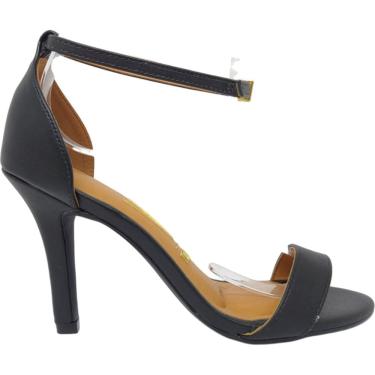 Imagem de Sandália Feminina Casual Social Dia a Dia Passeio Trabalho Festa Verão Traseiro Fechado Salto Agulha Conforto Vizzano 6249.452