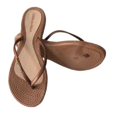 Imagem de Chinelo Feminino de Dedo Vegano Macio Terra e Água-Feminino