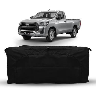 Imagem de Bolsa Mala Caçamba Hilux Todas 840 Litros Pickup Preto - Breeze