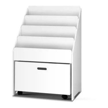 Imagem de Estante De Livros Expositora Com Baú - Ravena 100% Mdf - WoodCore