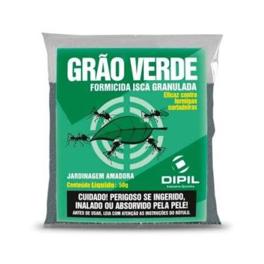 Imagem de Grão Verde Formicida Isca Granulada Formiga Cortadeira 500g - Dipil