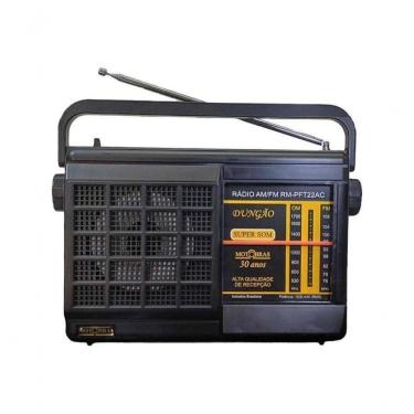 Imagem de Rádio Portátil Motobras RM-PFT22AC2 com Potência 1000MW RMS Bivolt 110V-230V Preto