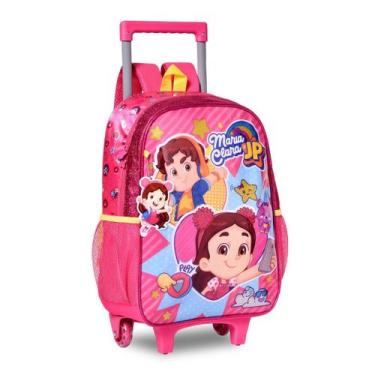 Imagem de Mochila Rodinhas Infantil Meninas Escolar Maria Clara e JP - Clio Styl
