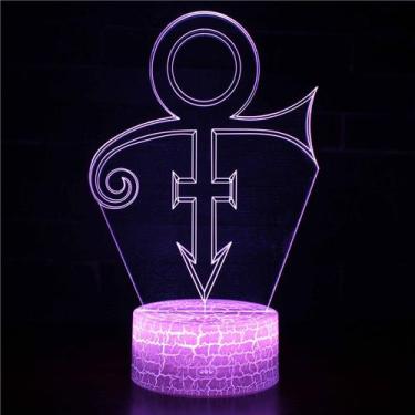 Imagem de Light Night Light 3D Star Group Name Symbol LED Colorful Touch Tab - T