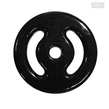 Imagem de Anilha 10kg Emborrachada PVC Furo Standard-Unissex