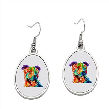 Imagem de Brinco colorido pit bull versão 1 - brincos pendentes para meninas - presente de festa de aniversário dos namorados