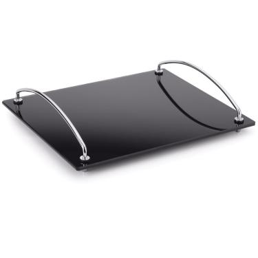 Imagem de Bandeja Forma Andrea Vidro - Preta