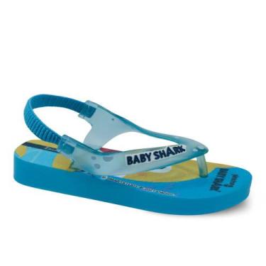 Imagem de Chinelo Ipanema Baby Shark 26564 Azul/Azul 19 - Grendene Kids