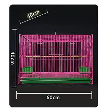 Imagem de KIZQYN Gaiolas Gaiola de pássaro Gaiola de pombo Tigre Papagaio Wen Pássaro Gaiola de pássaro de lagarta de olho branco grande grande gaiola de voo para casa (Tamanho: D)