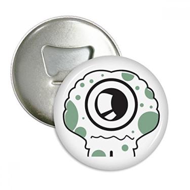 Imagem de Emblema multifuncional com emblema de ímã de geladeira, universo e alienígena