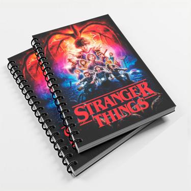 Imagem de Caderno Universitário 10 Mat Serie Stranger Things Mod.04