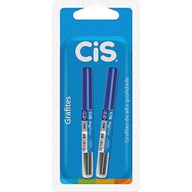 Imagem de Grafite Preto Tecnocis 2.0 HB, CIS, Blister com 2 tubos com 6 grafites, Sertic 5.9901