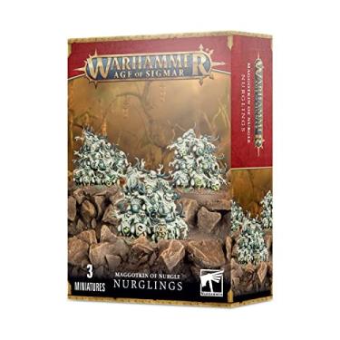 Imagem de Warhammer Age of Sigmar Maggotkin of Nurgle Nurglings Model Kit