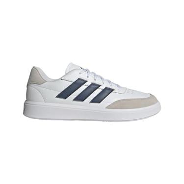 Imagem de adidas Tênis masculino Courtblock, Branco/tinta pré-amada, 41