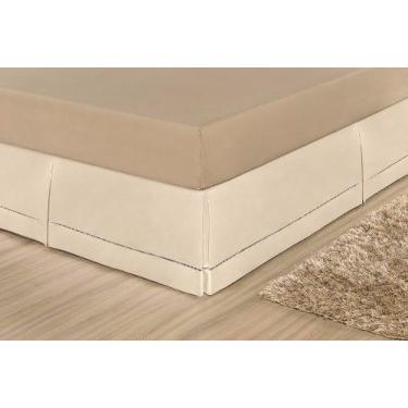 Imagem de Saia Para Cama Box Casal Juliana - Palha
