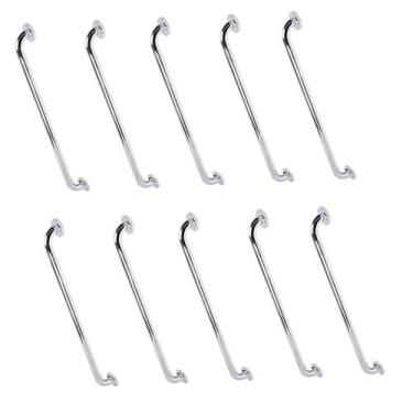 Imagem de Alça Apoio 70cm Suporte Anti Queda Kit 10 Uni Idoso Cadeirante Evita A