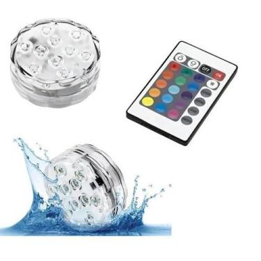 Imagem de Luminária LED para Piscina - Luzes Coloridas, Controle - innovaree-com