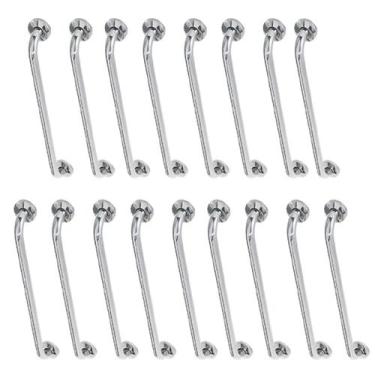 Imagem de Alça de Apoio Inox Barra 80cm Acessibilidade Kit 17 Unidades Idoso Qua