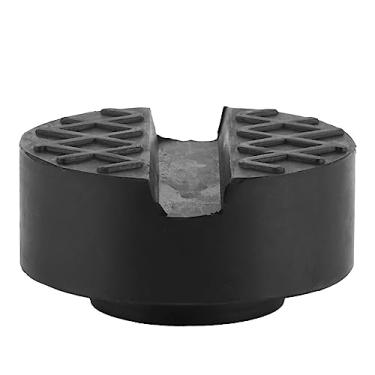 Imagem de Almofada de suporte de macaco, almofada de borracha universal com fenda de 6,5 cm de diâmetro para veículo faça você mesmo para manutenção de carro