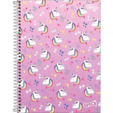 Imagem de Caderno 16 Materias Spice Fem. 256 Fls Tilibra Kit Com 2