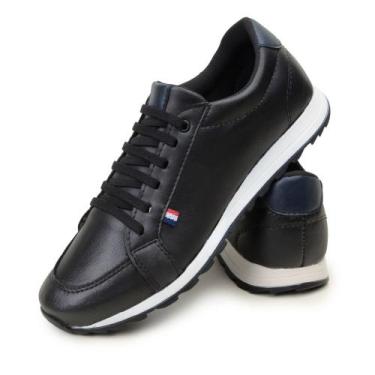 Imagem de Sapatenis Tenis Masculino Jogger Casual Esporte Fino Fechamento Elasti
