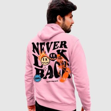 Imagem de Blusa Moletom Genuine Grit Masculina Estampada Algodão 30.1 Never Look