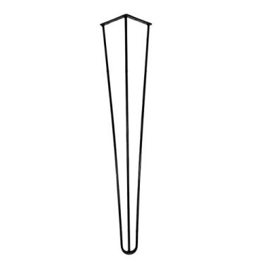 Imagem de  Pé Hairpin Leg 70cm Triplo Industrial Mesa Aparador 1/4 - Jthome, 1