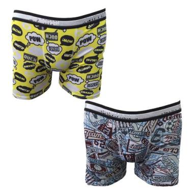 Imagem de Kit 2 Cuecas Modelo Short Boxer Masculna Moda Íntima - Lua Lingerie, S