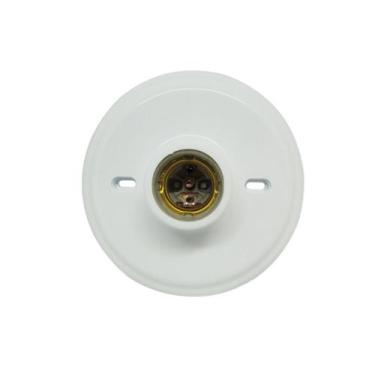 Imagem de Plafon Foxlux Plast Br Soq E-27 Porcelana Blister 4014 - FOX LUX