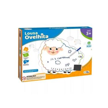 Imagem de Lousa Ovelhinha Educativa para Aprender a Contar, com Apagador e Canet