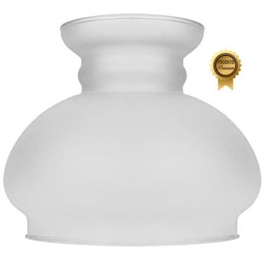Imagem de Cupula de Vidro Liso Fosco 13,5 Para Lustre e Candelabro - CM GLASS - 